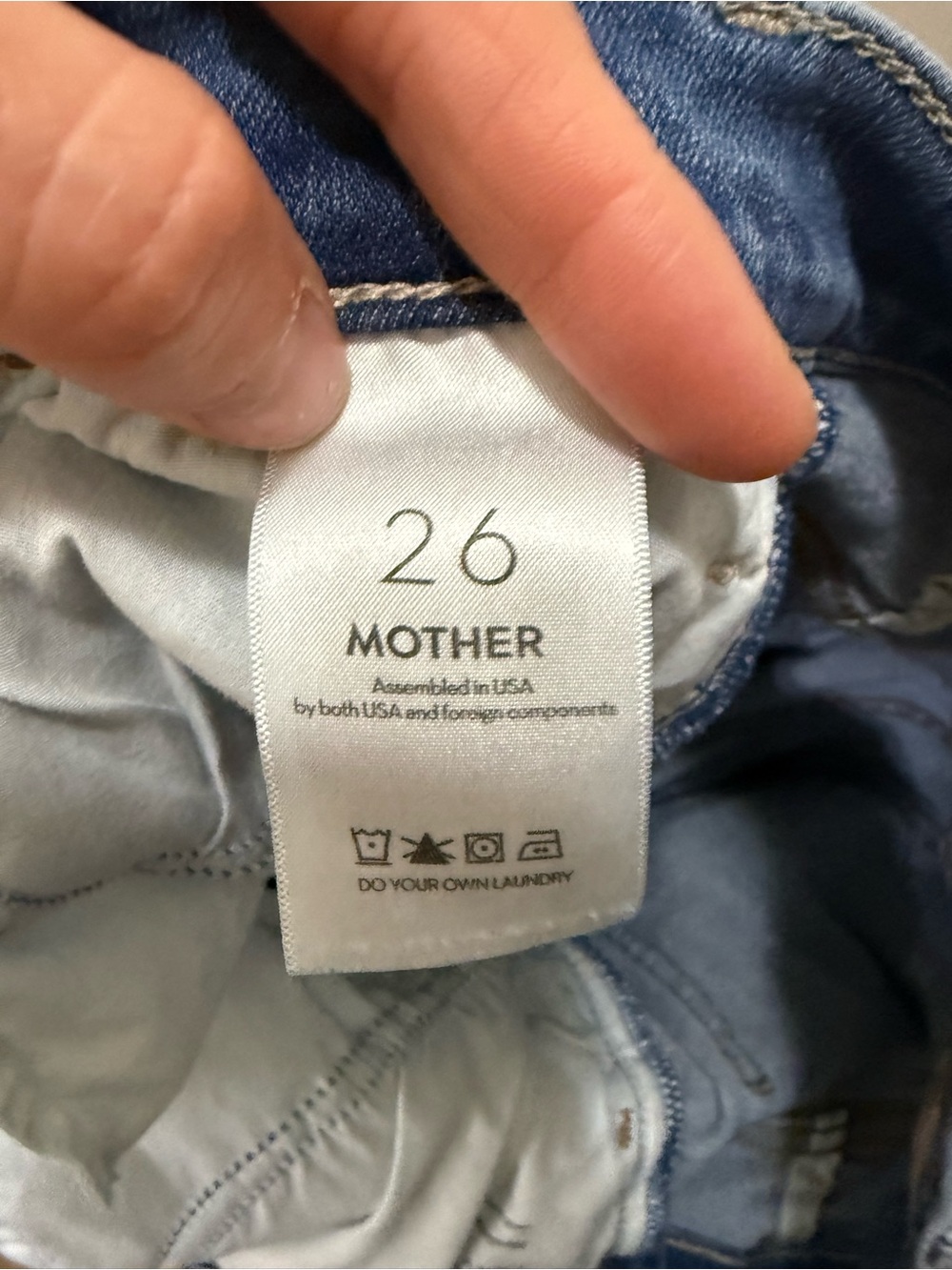 MOTHER The Hustler Ankle Fray Jeans - Light Blue - Picture 6 of 7